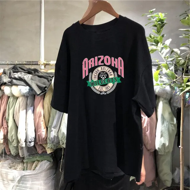 Cotton Loose T-Shirt in Various Designs