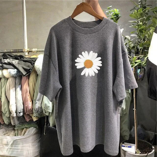 Cotton Loose T-Shirt in Various Designs