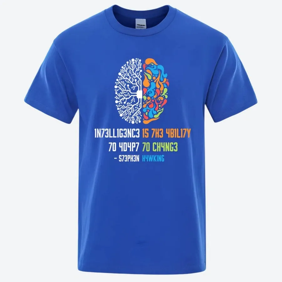 Creative Brain Graphic Quote T-Shirts