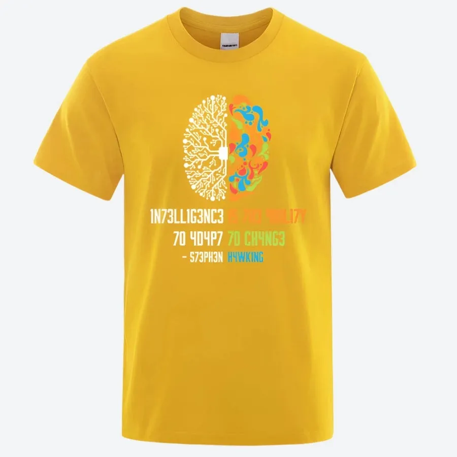 Creative Brain Graphic Quote T-Shirts