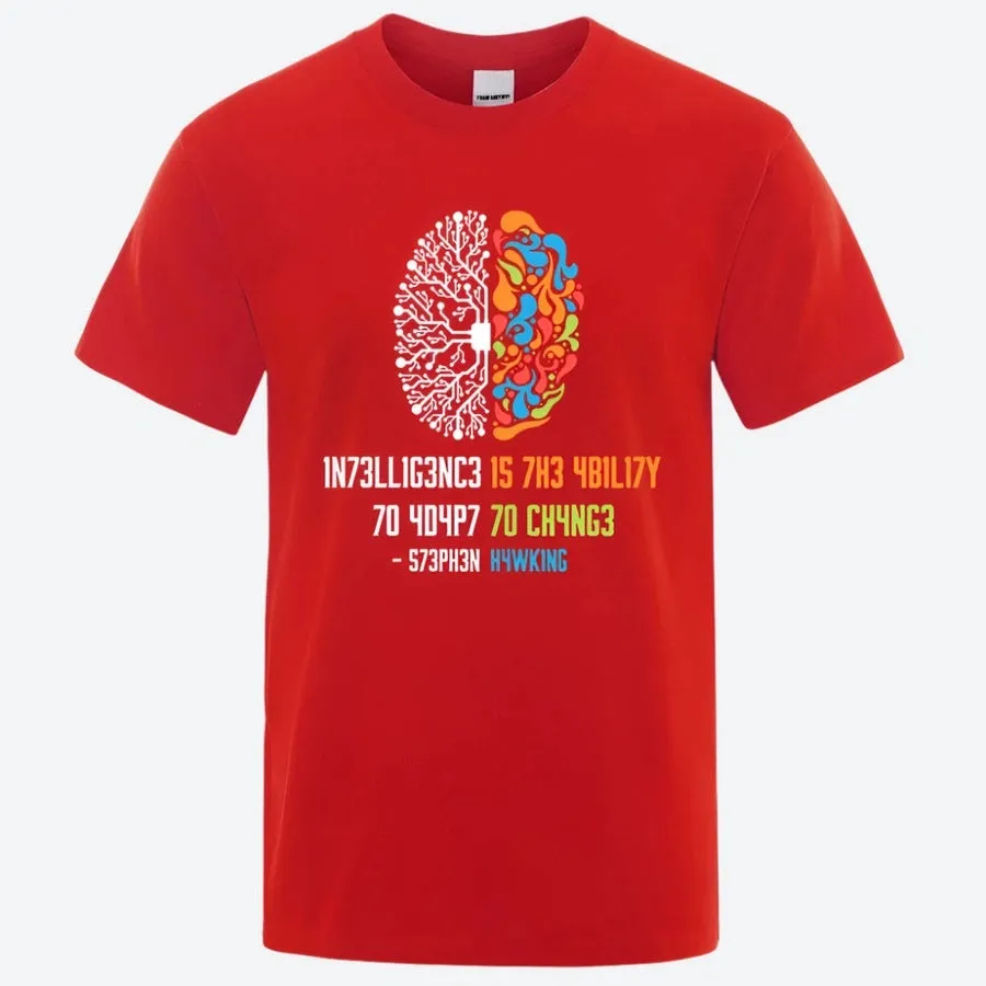 Creative Brain Graphic Quote T-Shirts