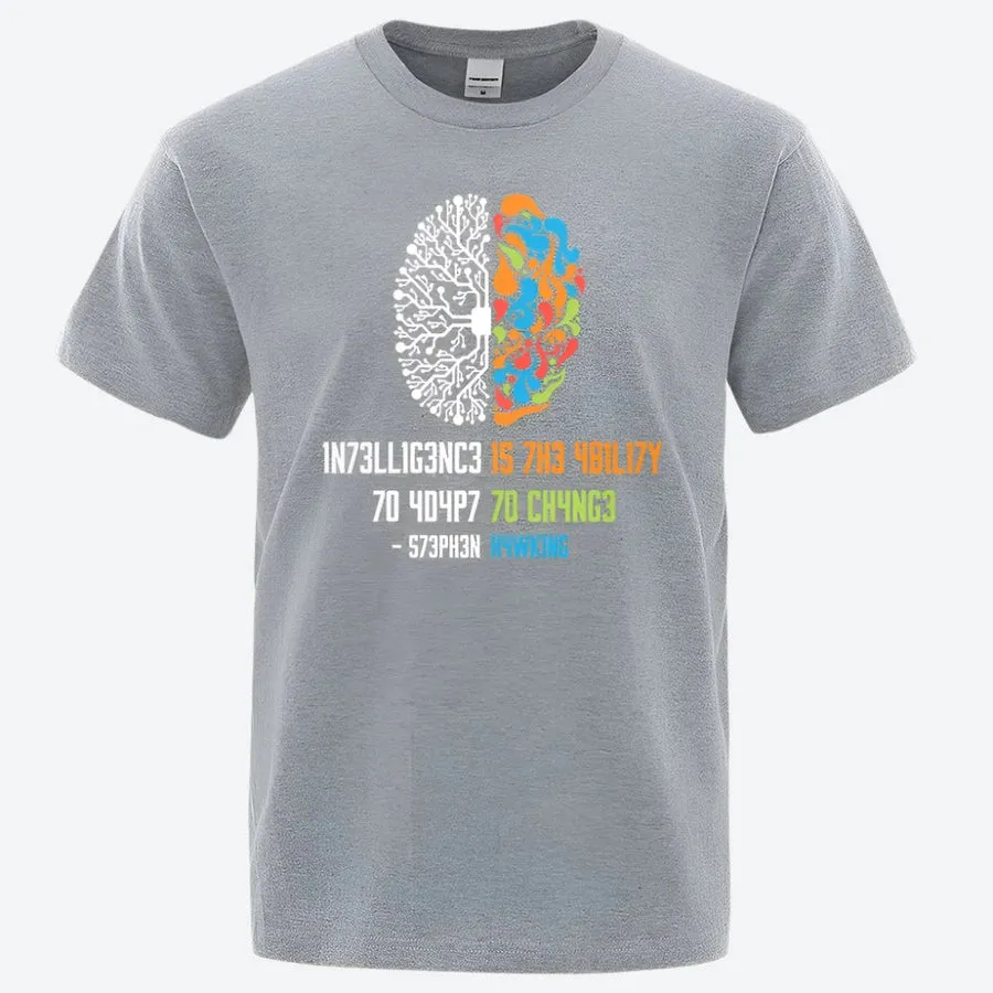 Creative Brain Graphic Quote T-Shirts