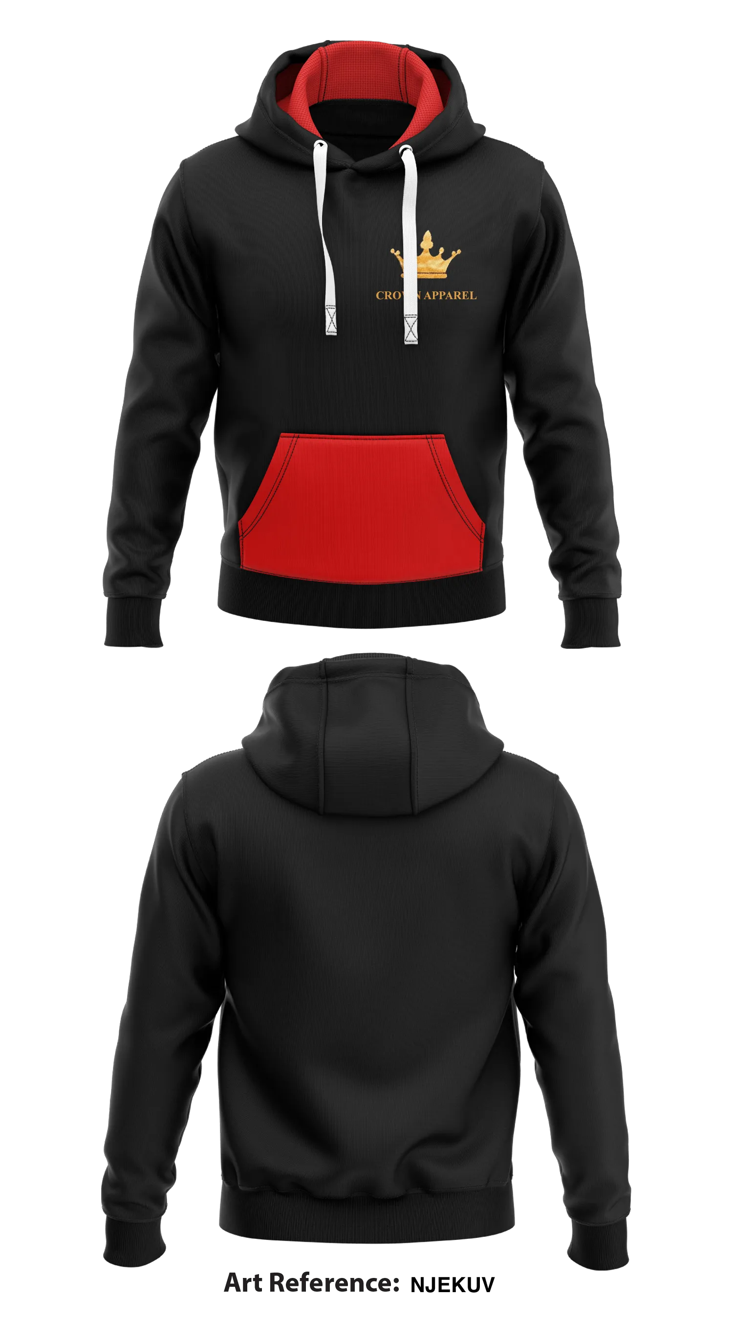 Crown Apparel Store 1 Core Men's Hooded Performance Sweatshirt - NjEKUV
