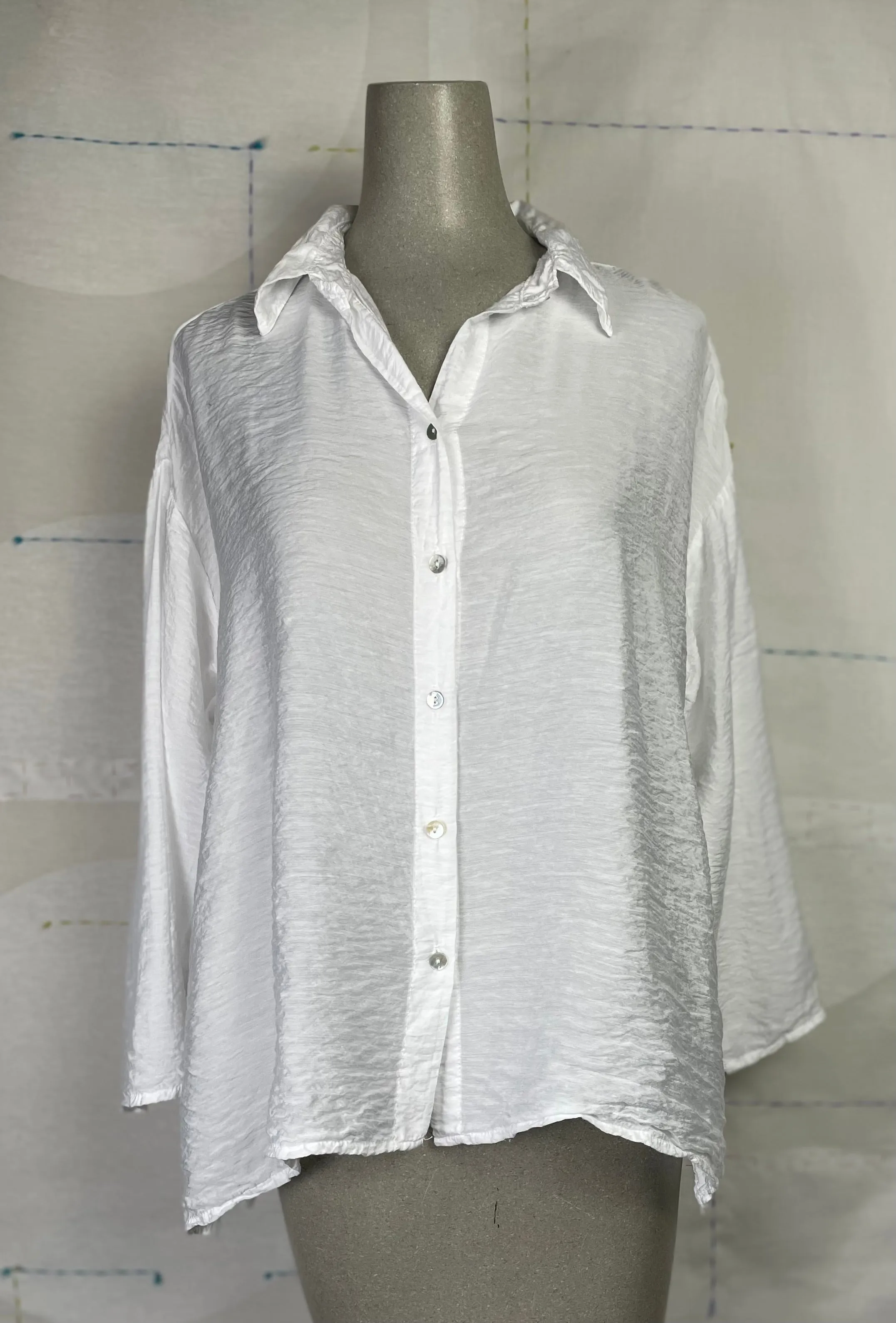 Cut Loose  ~  Swing Shirt - White