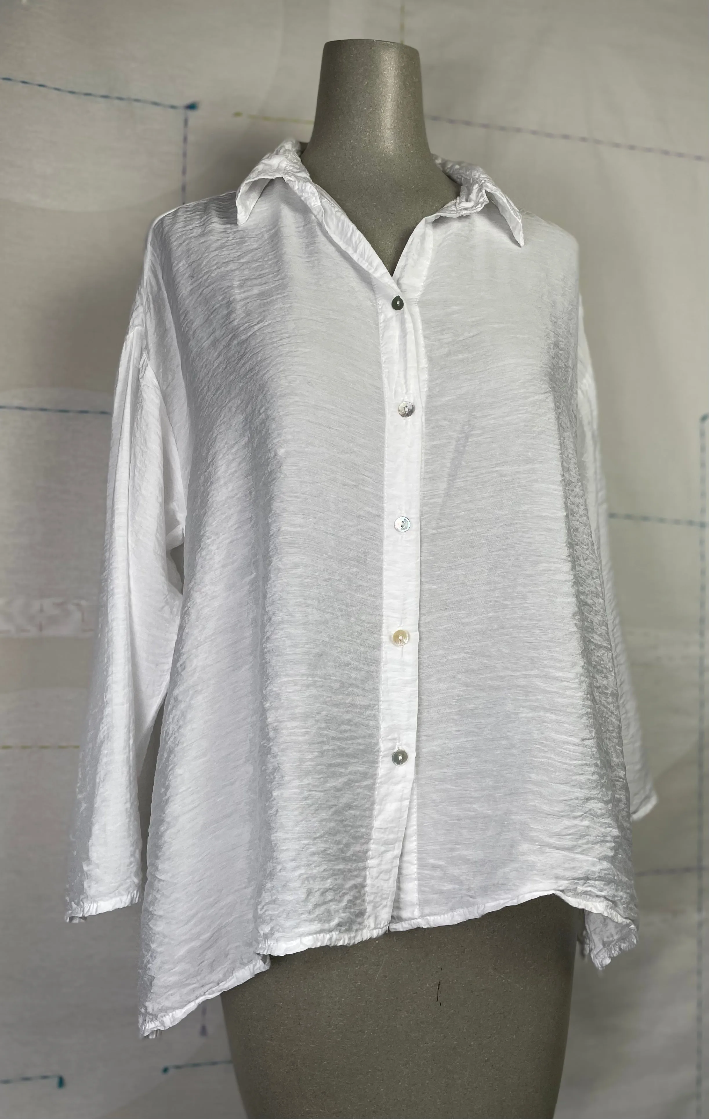Cut Loose  ~  Swing Shirt - White