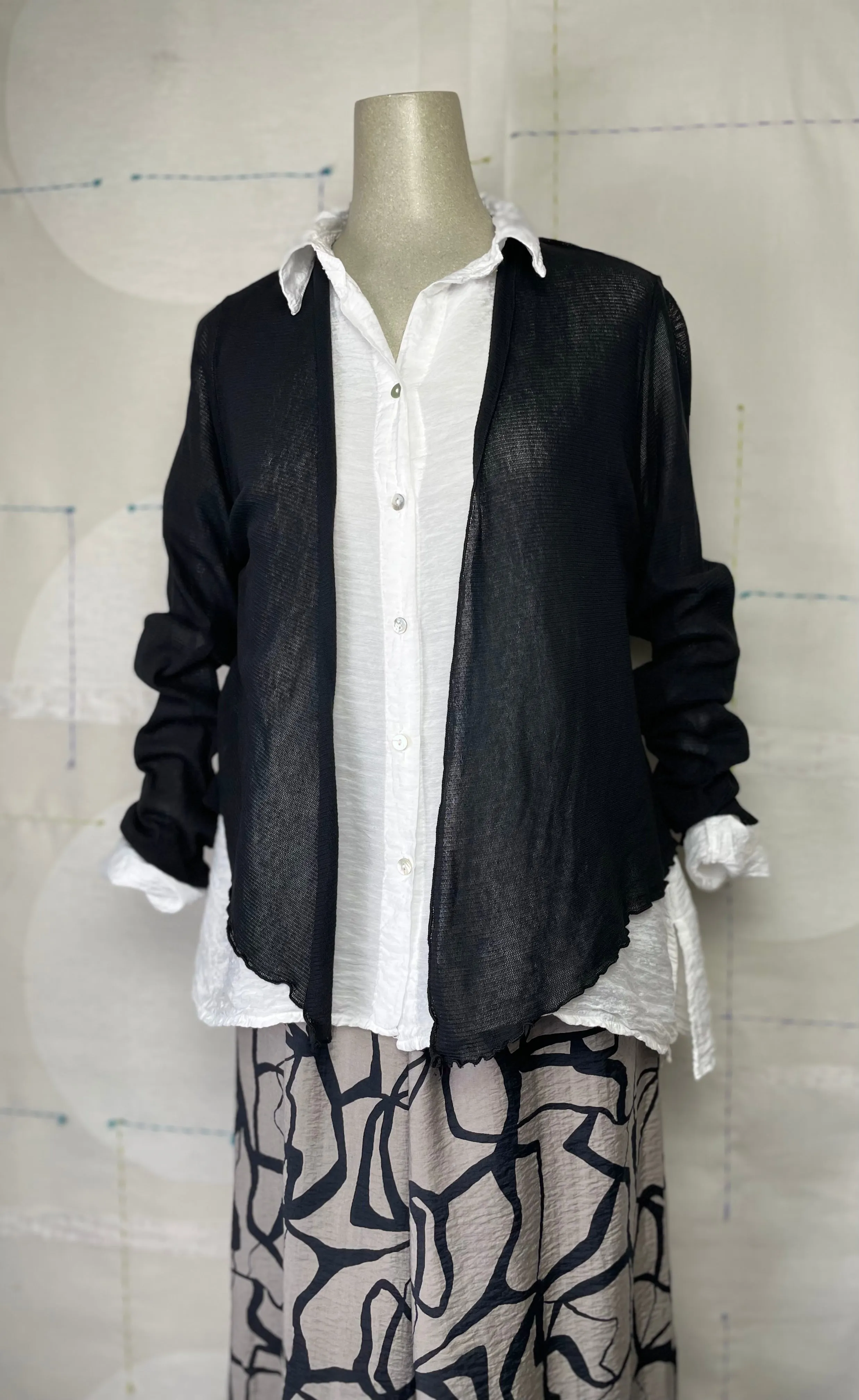 Cut Loose  ~  Swing Shirt - White