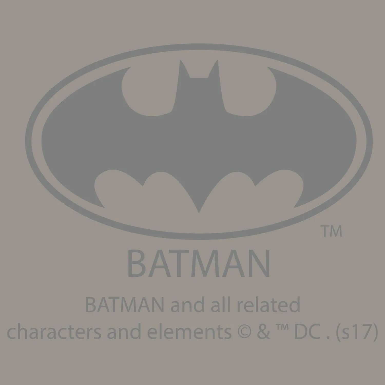 DC Batman Dark Knight Joker Stencil Official Women's T-shirt (Heather Grey)