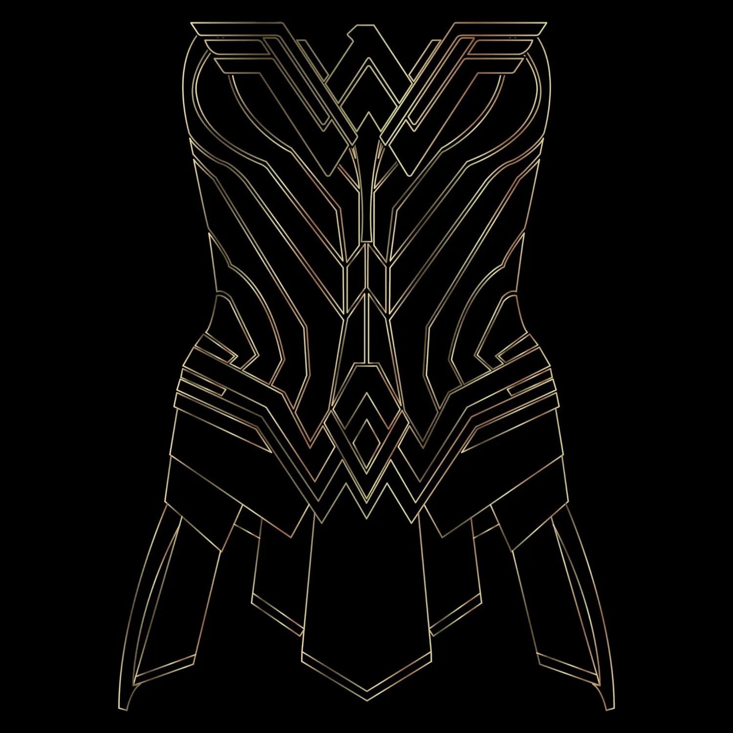 DC Wonder Woman Cosplay Official Women's T-shirt (Black)