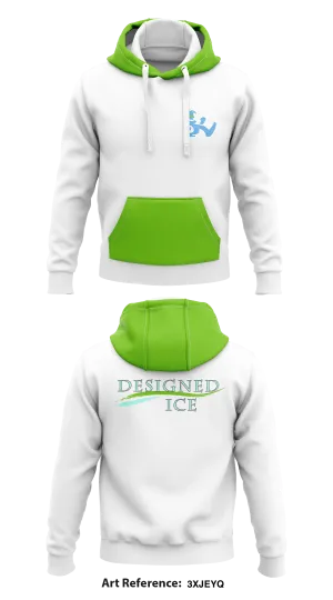 Designed Ice Store 1  Core Men's Hooded Performance Sweatshirt - 3Xjeyq