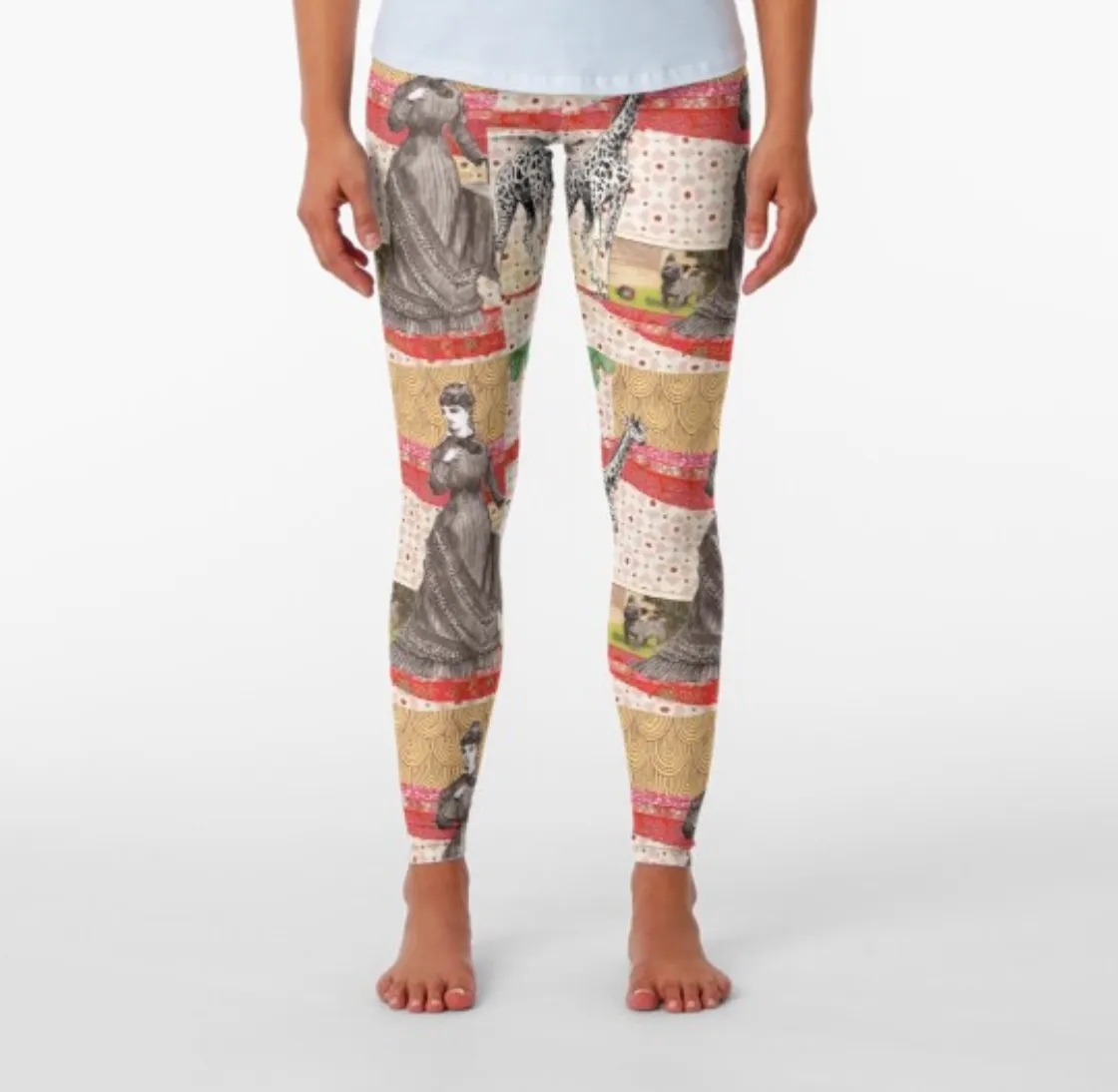 Designer Leggings -Oh Look Toby! There’s A Giraffe