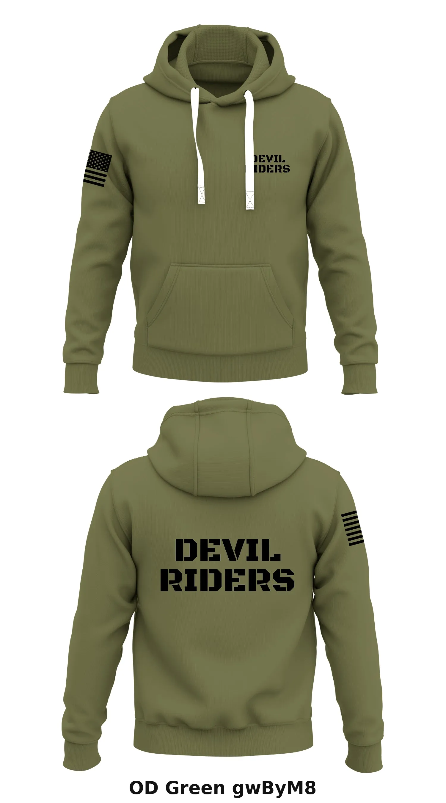 Devil riders Store 1  Core Men's Hooded Performance Sweatshirt - gwByM8
