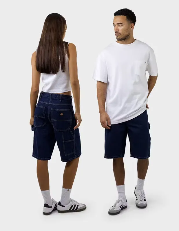 DICKIES - SDX200 11'' Relaxed Fit Denim Carpenter Short - Rinsed Indigo