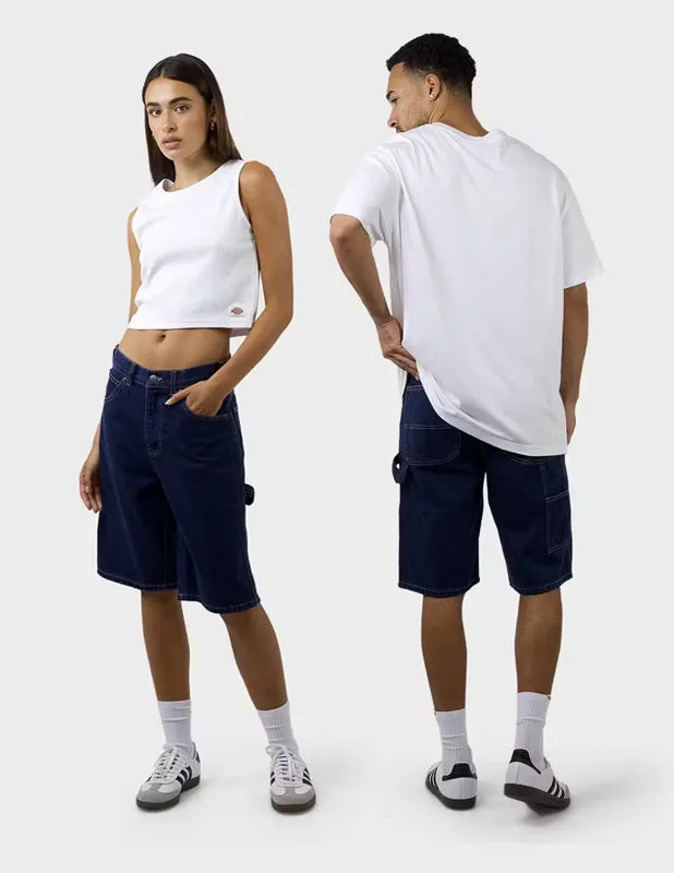 DICKIES - SDX200 11'' Relaxed Fit Denim Carpenter Short - Rinsed Indigo