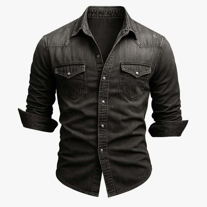 Domoir | Sculpted Denim Shirt