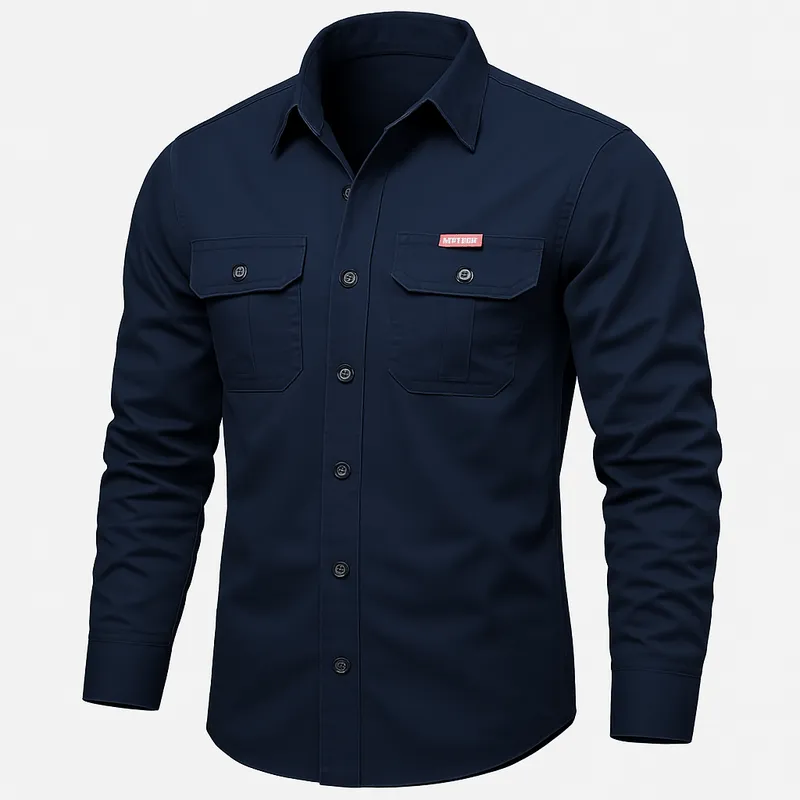 Domoir | Sculpted Denim Shirt