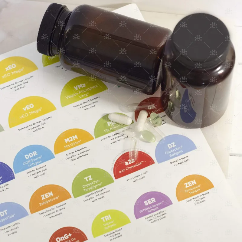 doTERRA Supplements Labels (single sheet of 28 labels)