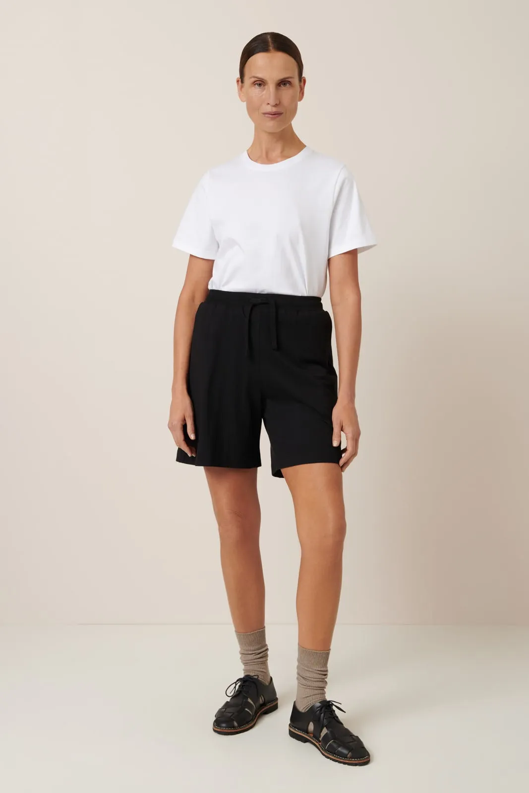 Drawcord Shorts - Black