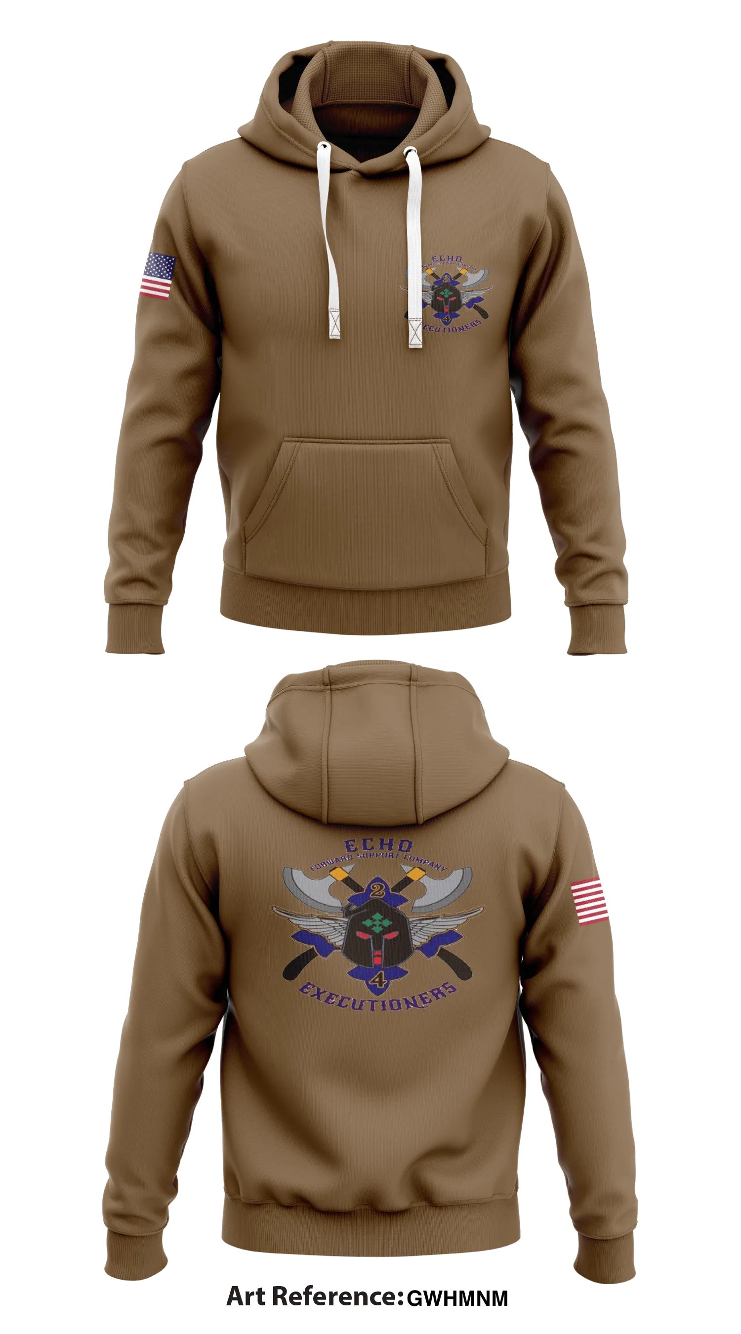E. Co 427 BDE Support BN Store 1  Core Men's Hooded Performance Sweatshirt - GWHmNM