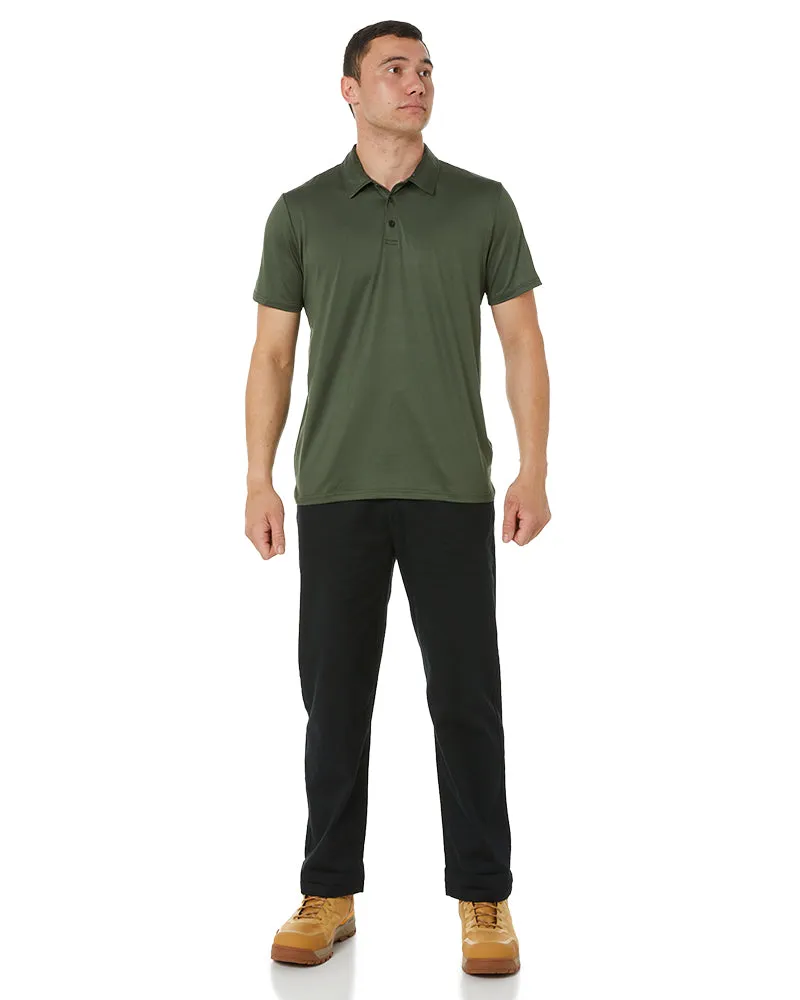 Elite Flex SS Polo Shirt - Military