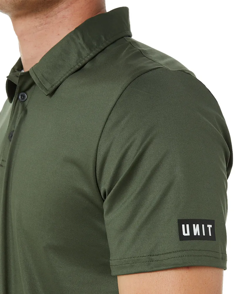 Elite Flex SS Polo Shirt - Military