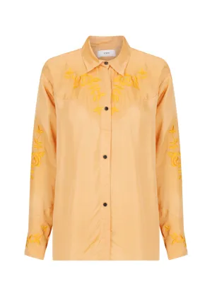 Embroidered Long Sleeve Shirt