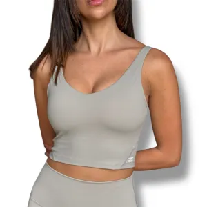 Essential Padded Top - Agate Grey