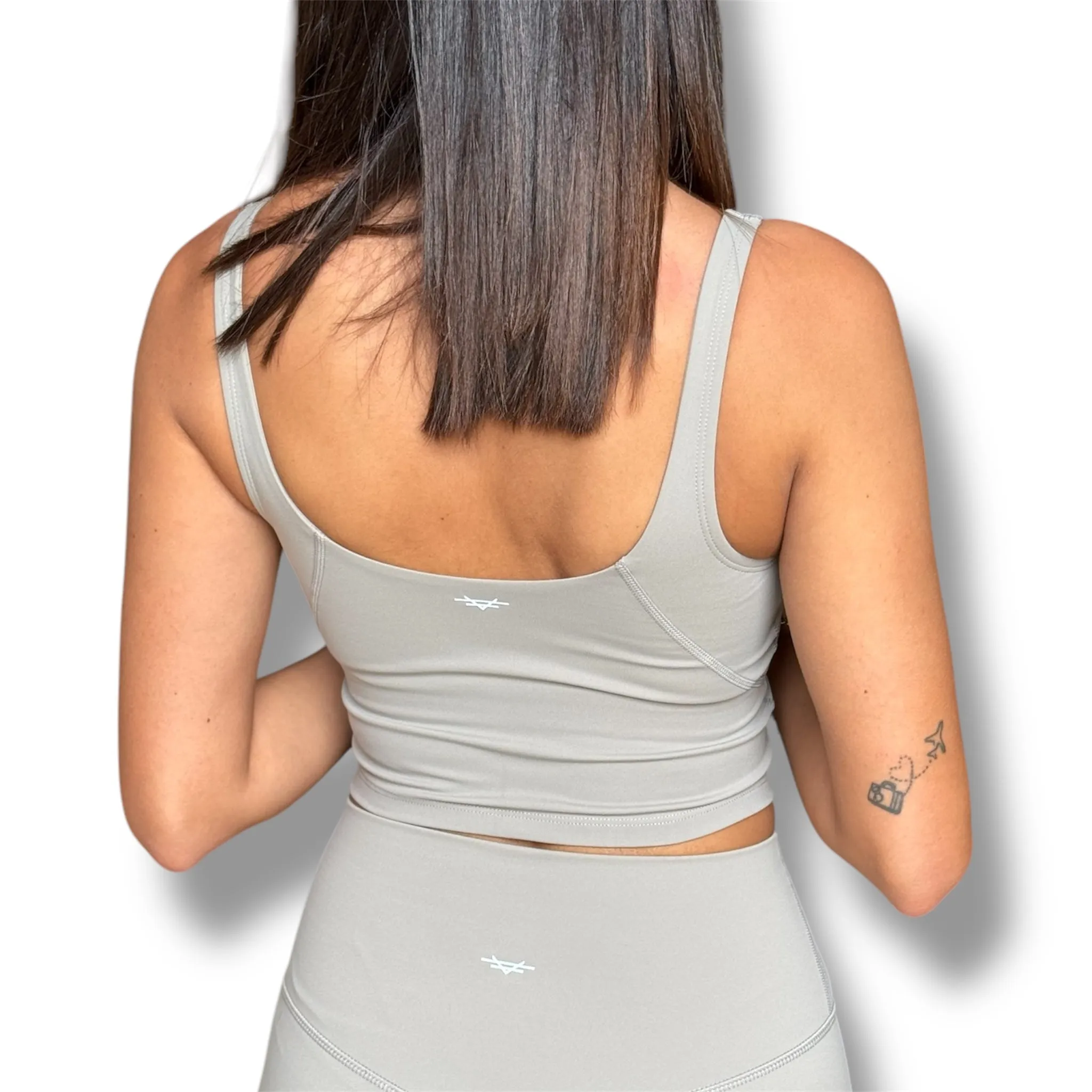 Essential Padded Top - Agate Grey