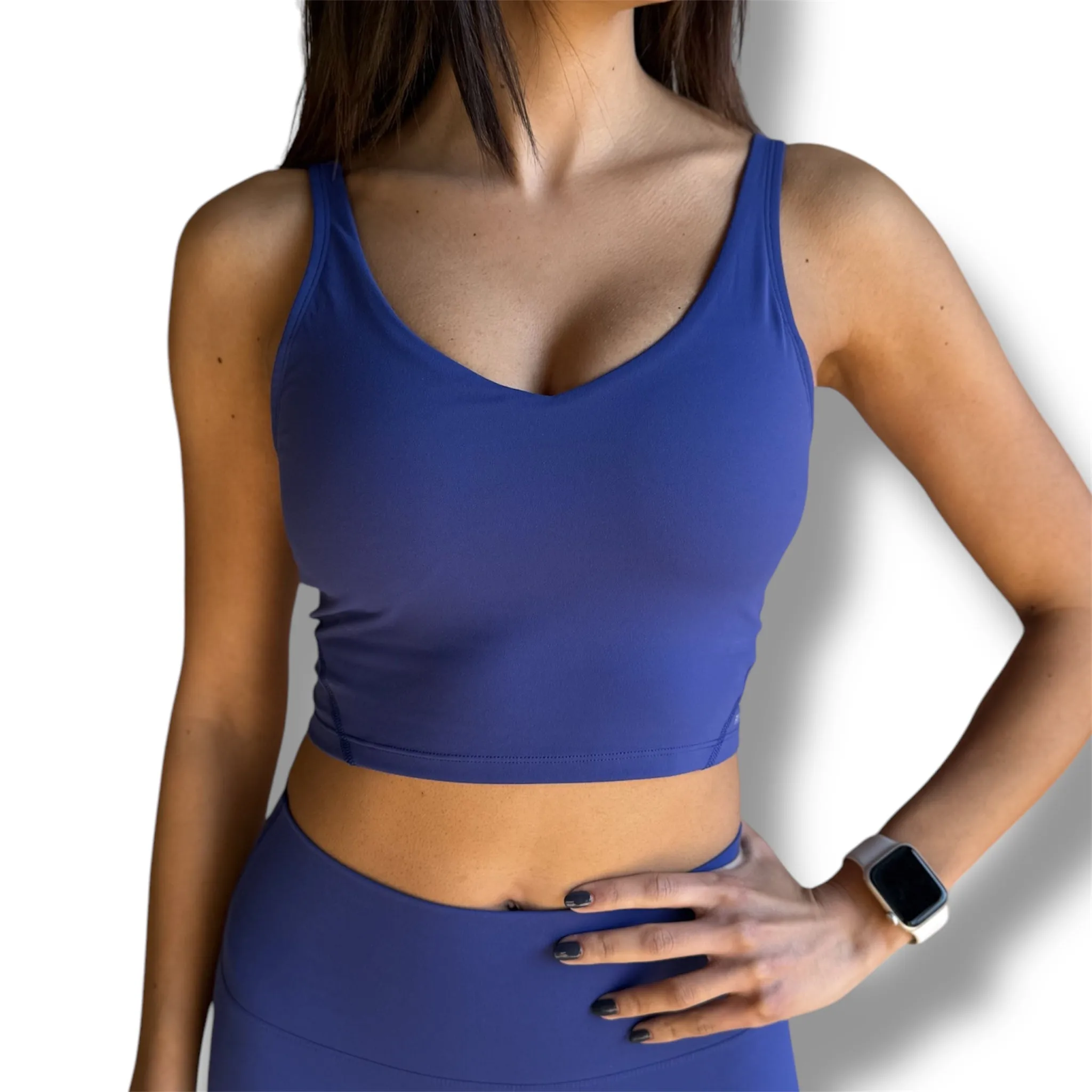 Essential Padded Top - Blue Iris