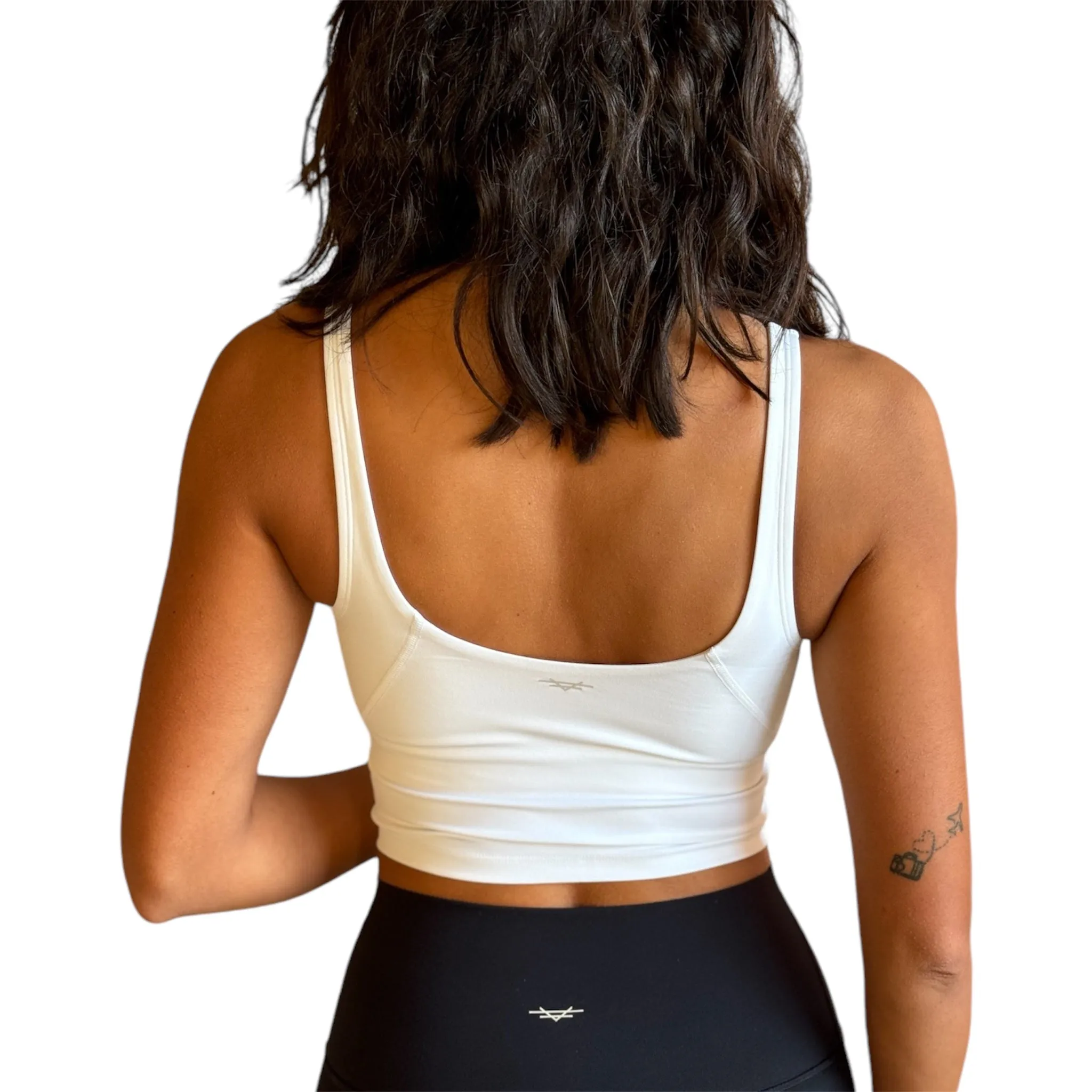 Essential Padded Top - White