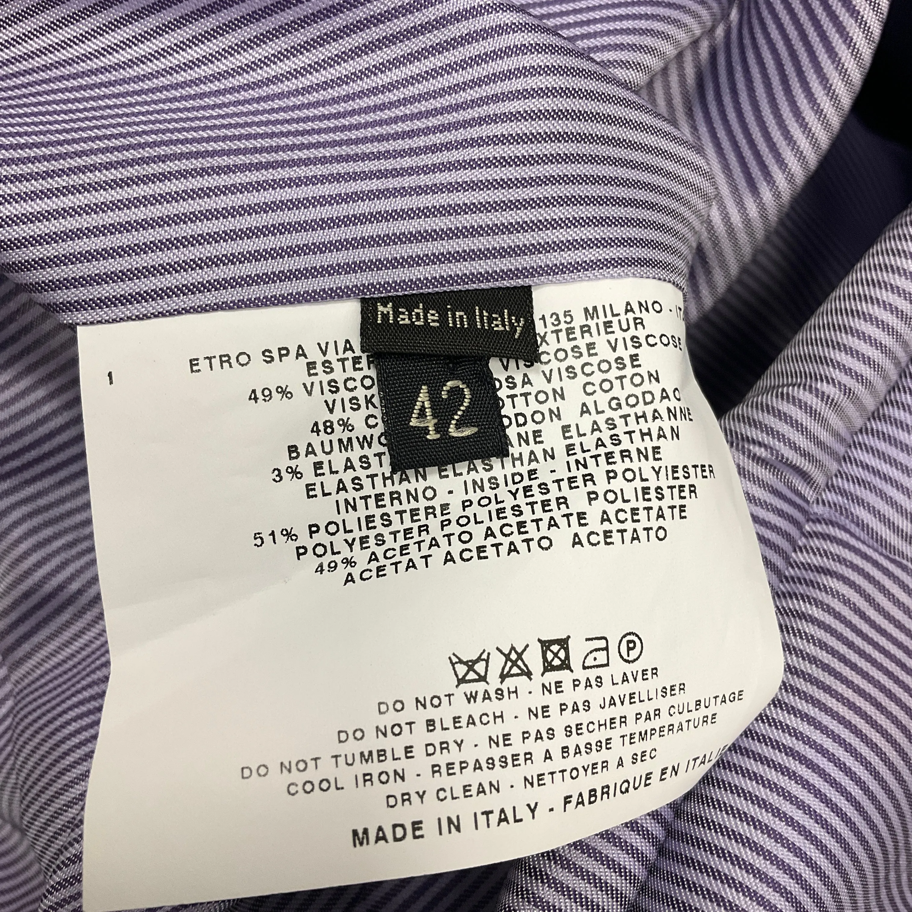 Etro Blue Multi Printed Button-front Jacket