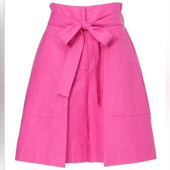 Eudon Choi size 0 pink pleated shorts