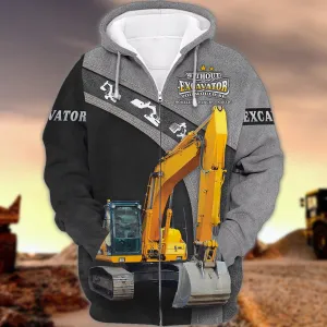 Excavator Driver Hoodie Tshirt Sweatshirt for Men & Women