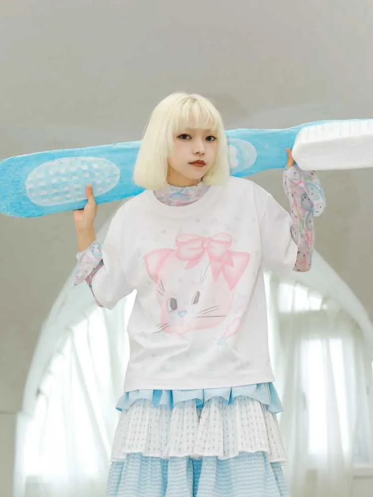 Fancy Animal Print Loose Tee
