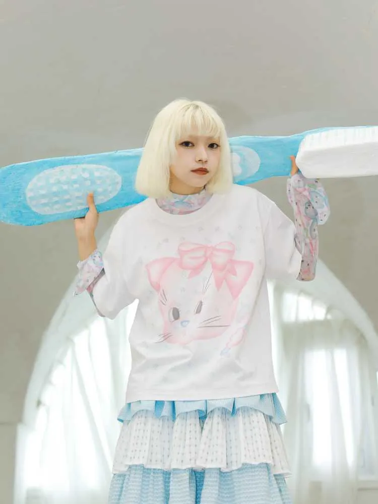 Fancy Animal Print Loose Tee
