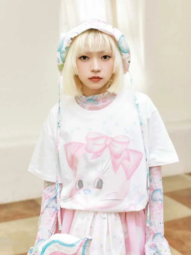 Fancy Animal Print Loose Tee
