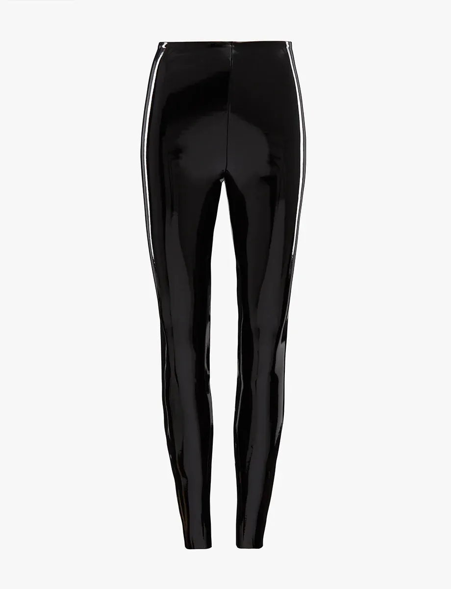 FAUX PATENT LEATHER LEGGING