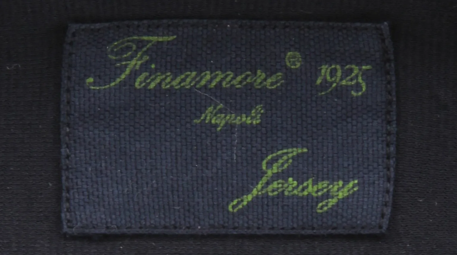 Finamore Napoli Black Shirt - Extra Slim