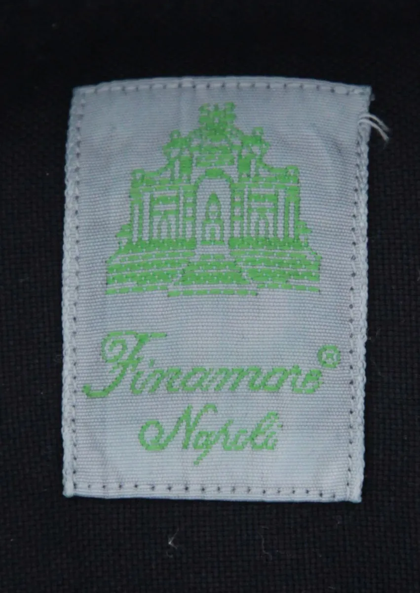 Finamore Napoli Black Shirt - Extra Slim