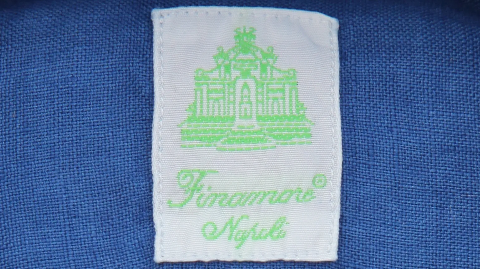 Finamore Napoli Blue Shirt - Extra Slim