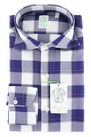 Finamore Napoli Blue Shirt - Extra Slim