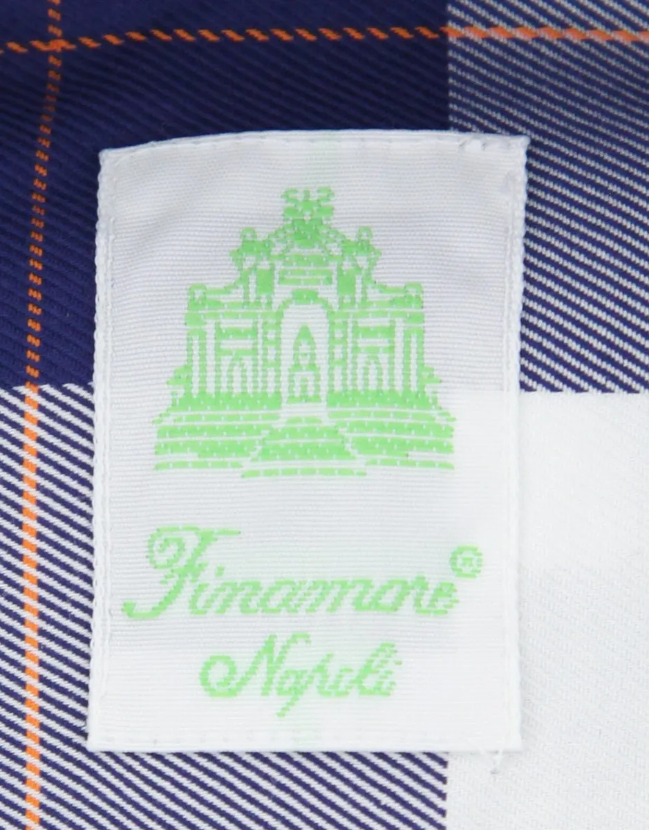 Finamore Napoli Blue Shirt - Extra Slim
