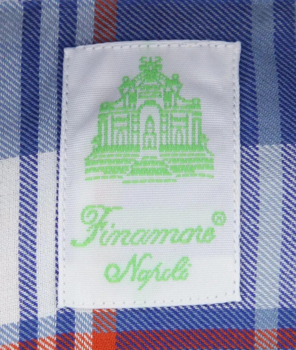 Finamore Napoli Blue Shirt - Extra Slim