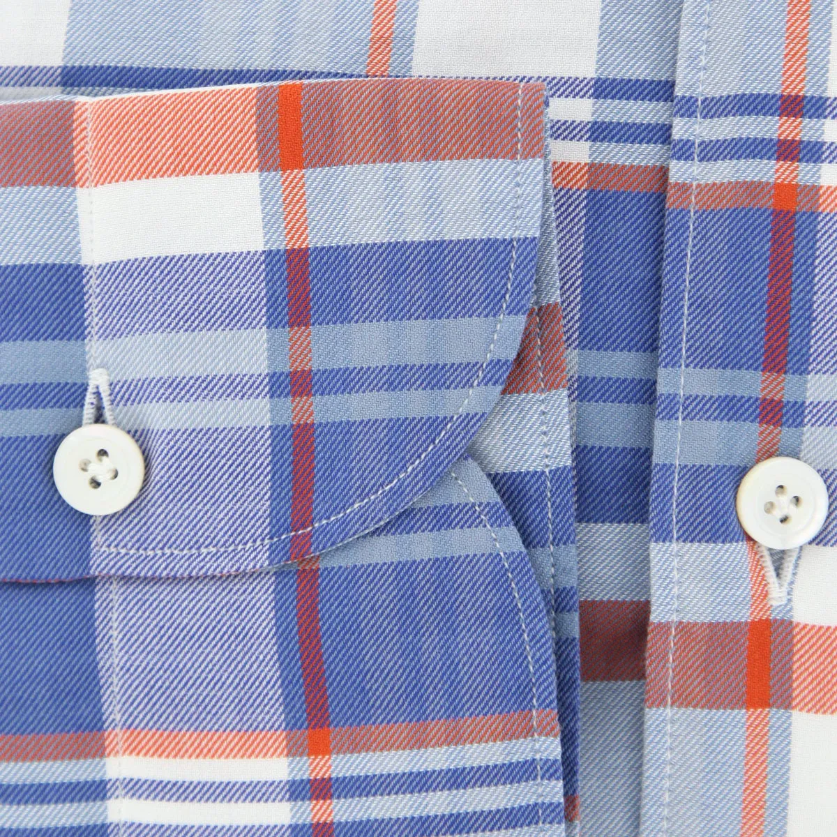 Finamore Napoli Blue Shirt - Extra Slim