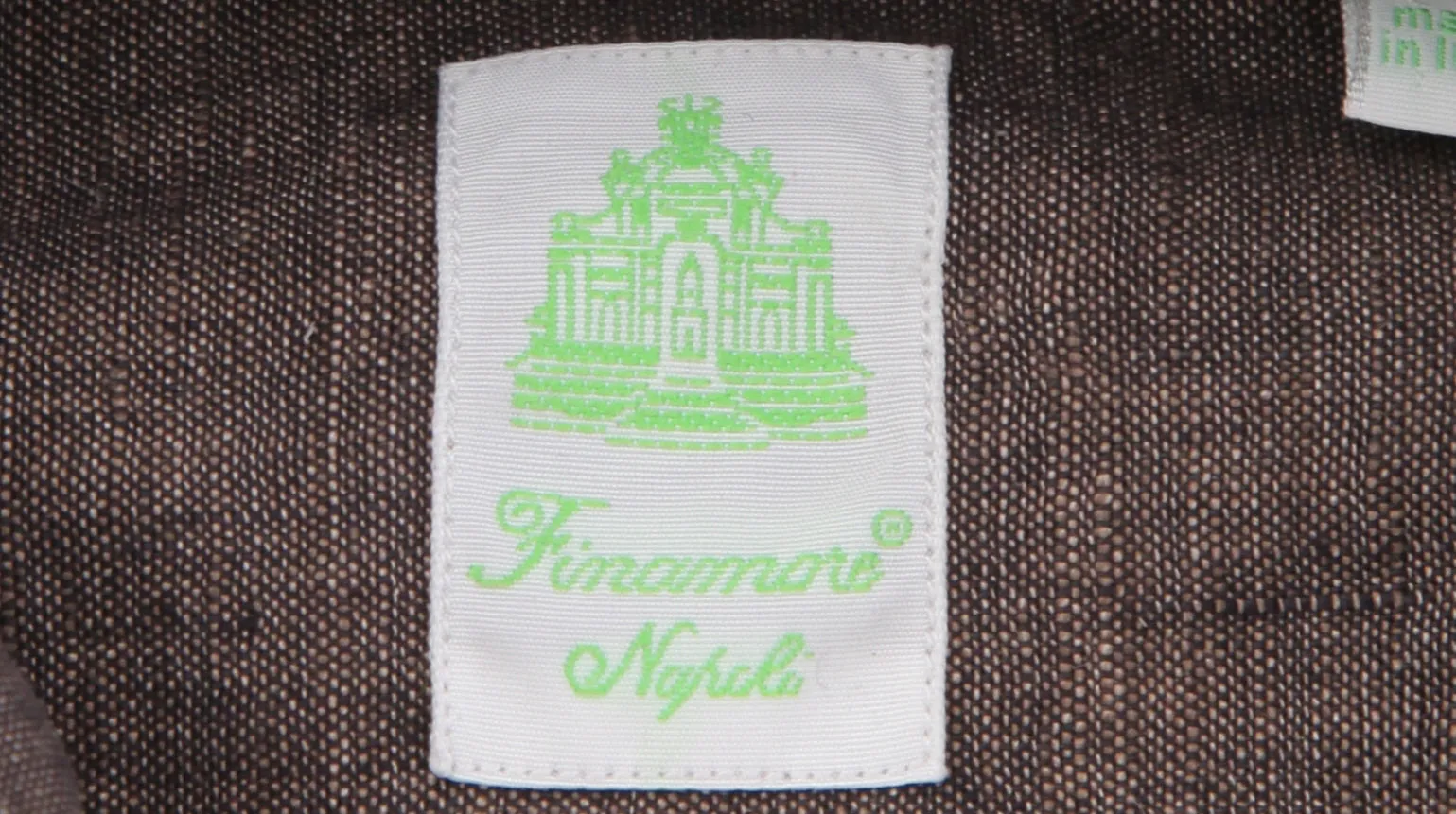 Finamore Napoli Brown Shirt - Extra Slim