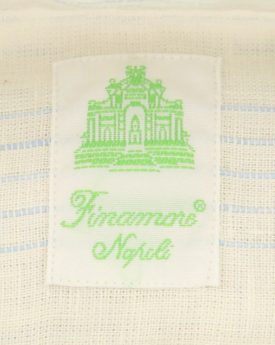Finamore Napoli Cream Shirt - Extra Slim
