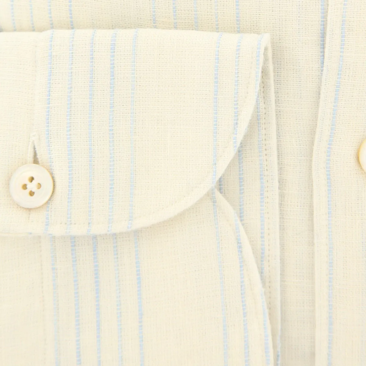 Finamore Napoli Cream Shirt - Extra Slim