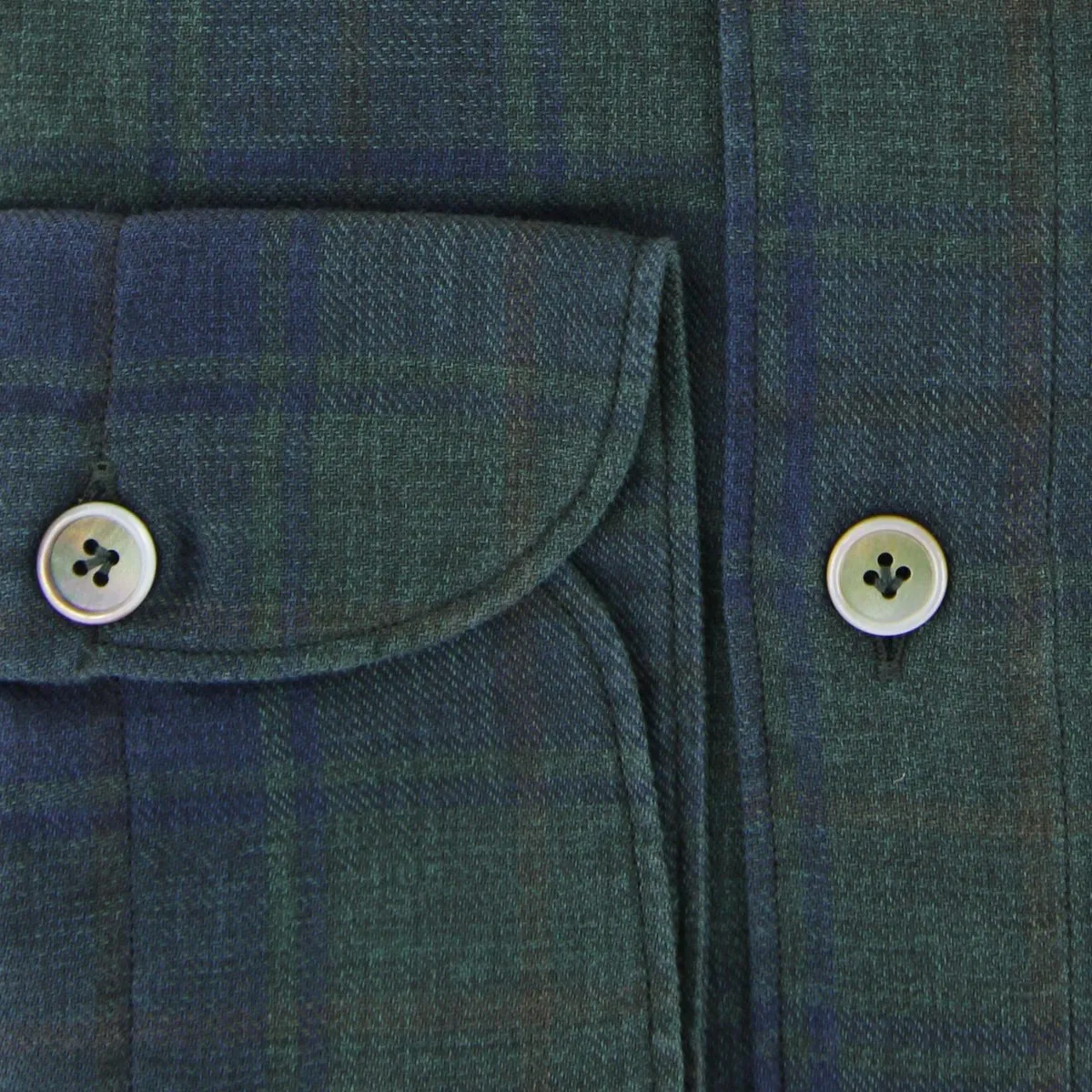 Finamore Napoli Dark Green Shirt - Extra Slim