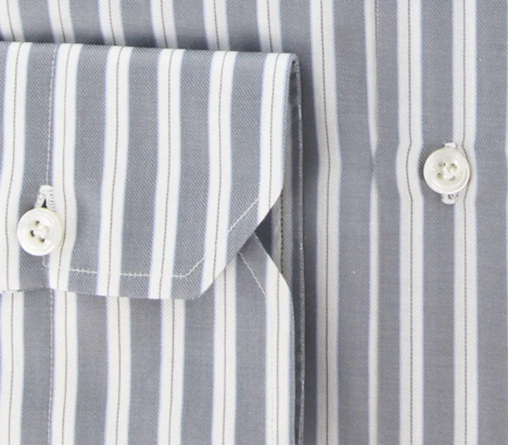 Finamore Napoli Gray Shirt – Size: 15.75 US / 40 EU