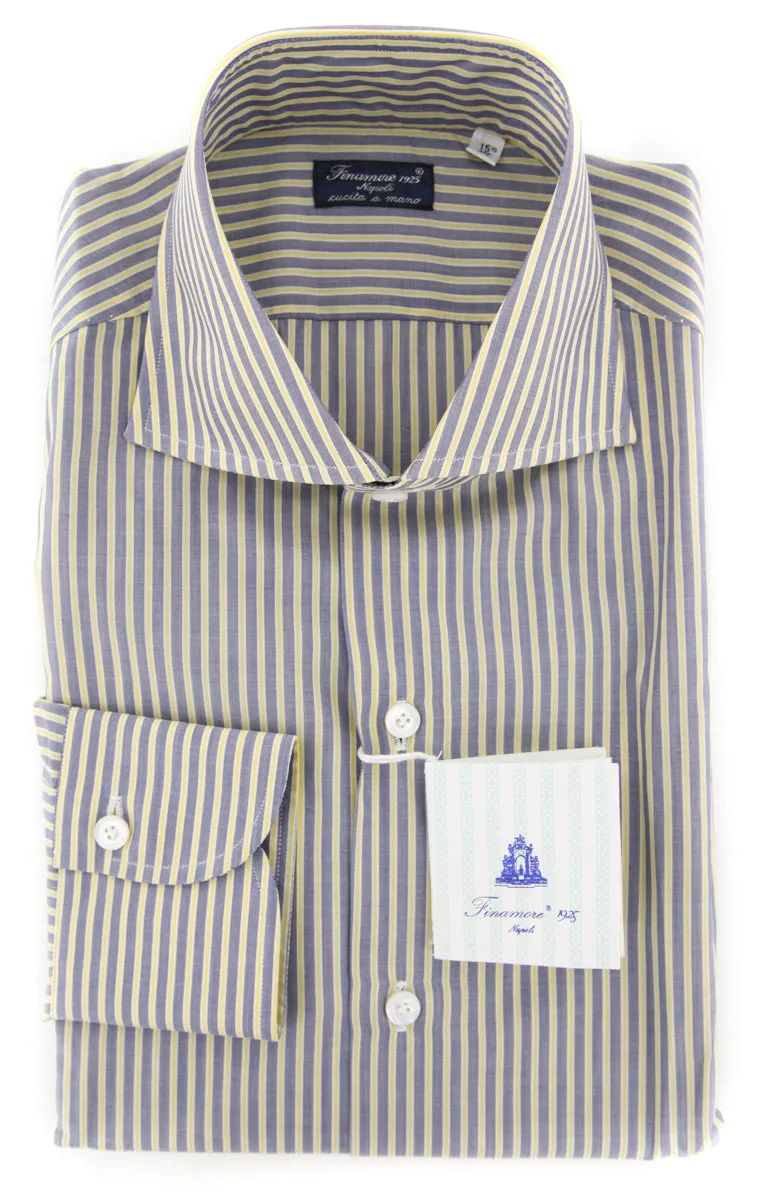 Finamore Napoli Gray Shirt - Slim