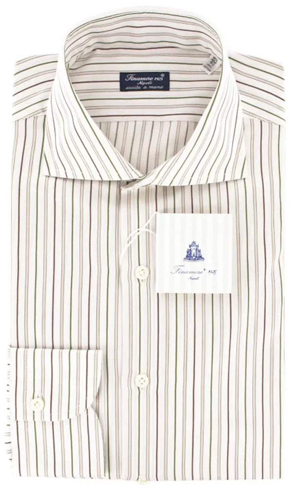 Finamore Napoli Green Shirt – Size: 15.75 US / 40 EU